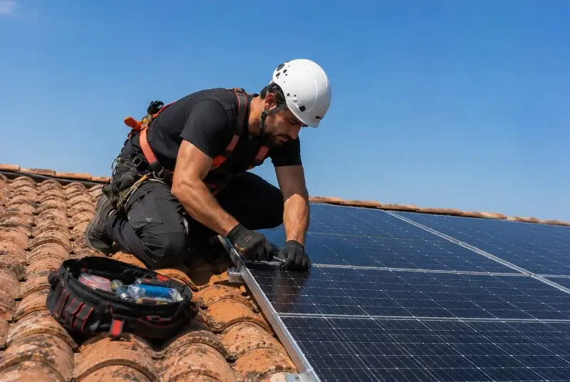 Maintenance et monitoring de panneaux solaires à la Séguinière
